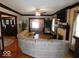 Spacious living room with hardwood floors and fireplace at 909 E 38Th St, Indianapolis, IN 46205