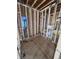 New home construction showing the electrical and plumbing rough-in stages at 1818 Ingram St, Indianapolis, IN 46218