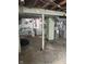 Unfinished basement with laundry hookups and storage at 531 N Alton Ave, Indianapolis, IN 46222