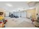 Large garage with multiple bays and storage at 4023 Cedar Hills N Dr, Greenwood, IN 46143