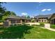 Luxury home with a large courtyard and three-car garage at 4023 Cedar Hills N Dr, Greenwood, IN 46143