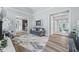 Spacious living room with hardwood floors and a view into other rooms at 4023 Cedar Hills N Dr, Greenwood, IN 46143