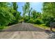 Long private driveway leading to secluded home at 4023 Cedar Hills N Dr, Greenwood, IN 46143