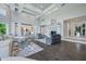 Open floor plan, seamlessly connecting living room and kitchen at 4023 Cedar Hills N Dr, Greenwood, IN 46143