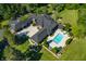 Luxury home with large pool and expansive backyard at 4023 Cedar Hills N Dr, Greenwood, IN 46143