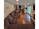 Spacious living room with hardwood floors and fireplace at 1231 E 88Th St, Indianapolis, IN 46240