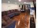 Spacious living room with hardwood floors and fireplace at 1231 E 88Th St, Indianapolis, IN 46240