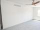 Large bedroom with new carpet and ceiling fan at 2424 N Willow Way, Indianapolis, IN 46268