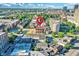 Property location highlighted in an aerial city view at 527 E North St, Indianapolis, IN 46204