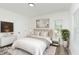 Main bedroom with a large bed and plenty of natural light at 22133 State Road 37 N, Noblesville, IN 46060