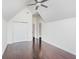 Spacious bedroom featuring hardwood floors and ceiling fan at 372 Foxboro Cir, Avon, IN 46123