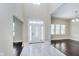 Elegant entry with white door and marble floors at 372 Foxboro Cir, Avon, IN 46123