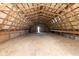 Large open hayloft area with wooden beams and flooring at 9407 N Whitney Way, Monrovia, IN 46157