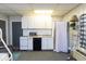 Small kitchen with stove, microwave and fridge at 9407 N Whitney Way, Monrovia, IN 46157