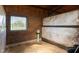 Empty horse stall with a window and feed trough at 9407 N Whitney Way, Monrovia, IN 46157
