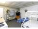 Simple bedroom with bunk beds and TV at 9407 N Whitney Way, Monrovia, IN 46157