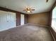 Spacious bedroom with double closets and ceiling fan at 1096 Bumblebee Way, Greenfield, IN 46140