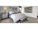 Spacious bedroom with gray walls and large windows at 3422 Wetherby Pl, Danville, IN 46122
