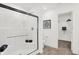 Bathroom featuring a walk-in shower and linen closet at 3422 Wetherby Pl, Danville, IN 46122