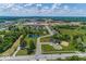 Aerial view of new homes and community features at 6272 Willow Branch Way, Plainfield, IN 46168