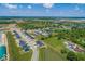 Aerial view of new homes and community features at 6272 Willow Branch Way, Plainfield, IN 46168