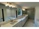 Large bathroom with double vanity, soaking tub, and walk-in shower at 6272 Willow Branch Way, Plainfield, IN 46168
