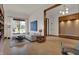 Open living room with hardwood floors and modern decor at 855 N East St # 205, Indianapolis, IN 46202