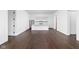 Modern dining room with hardwood floors and open layout at 855 N East St # 205, Indianapolis, IN 46202