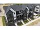 Modern townhouses with black and white exterior at 379 S Cherry St, Westfield, IN 46074