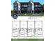 Three-story townhouse floor plans with two-car garages and spacious living areas at 379 S Cherry St, Westfield, IN 46074