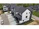 Modern two-story home with gray and white exterior, viewed from above at 379 S Cherry St, Westfield, IN 46074