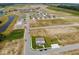 Aerial view of new homes and community features at 179 Velvet Hat Rd, Danville, IN 46122