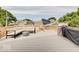 Rooftop deck with seating area, grill, and city views at 1544 Hoyt Ave, Indianapolis, IN 46203