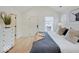 Primary bedroom with private access and en-suite bathroom at 1544 Hoyt Ave, Indianapolis, IN 46203