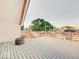 Relaxing rooftop deck featuring a fire pit and city views at 1544 Hoyt Ave, Indianapolis, IN 46203
