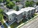 Modern townhome building, top-down view showing design and layout at 322 N Summit St, Indianapolis, IN 46201