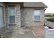 Brick patio adjacent to stone exterior wall at 2148 Heather Glen Way, Franklin, IN 46131