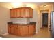Oak cabinets and corner kitchen design at 2148 Heather Glen Way, Franklin, IN 46131