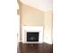 Living room fireplace with a white mantel and dark hardwood floors at 2148 Heather Glen Way, Franklin, IN 46131