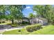 Ranch home with attached garage and landscaped yard at 11445 N School St, Fishers, IN 46038