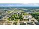 Wide aerial view showing the property and surrounding area at 11445 N School St, Fishers, IN 46038