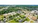 Aerial showing neighborhood near highway and park at 11445 N School St, Fishers, IN 46038