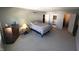 Bright bedroom featuring a comfortable bed and ample closet space at 7433 Prairie Lake Dr, Indianapolis, IN 46256