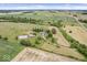 Aerial view of house, barn, and expansive farmland at 9996 N County Road 200 W, Muncie, IN 47302