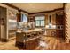 Modern kitchen with stainless steel appliances and a breakfast bar at 841 Alverna Dr, Indianapolis, IN 46260
