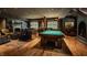 Game room with pool table and seating area at 841 Alverna Dr, Indianapolis, IN 46260