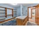 Laundry room with storage and built-in counter space at 3917 N 525 W, Fairland, IN 46126