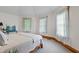Bedroom with large windows and ample natural light, carpeted floors at 3917 N 525 W, Fairland, IN 46126