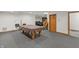 Basement recreation area with pool table at 3917 N 525 W, Fairland, IN 46126