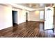 Bright living room with hardwood floors and recessed lighting at 3442 N Capitol Ave, Indianapolis, IN 46208